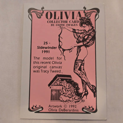 Olivia “Sidewinder” Vintage Trading Card (1991) – Comic Images