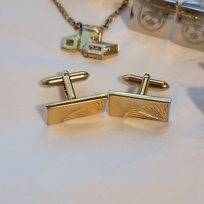 5 Lot of Cufflinks Hickok, Stratton, Cuffwear and Swank