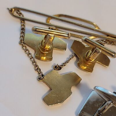 5 Lot of Cufflinks Hickok, Stratton, Cuffwear and Swank
