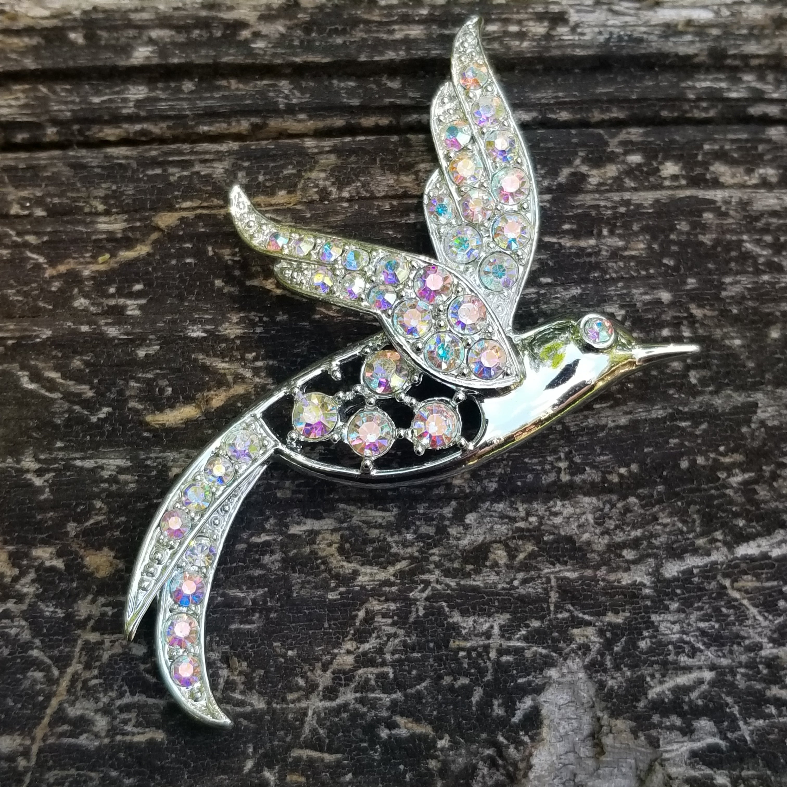 Vintage Sarah Coventry BIRD OF PARADISE Brooch