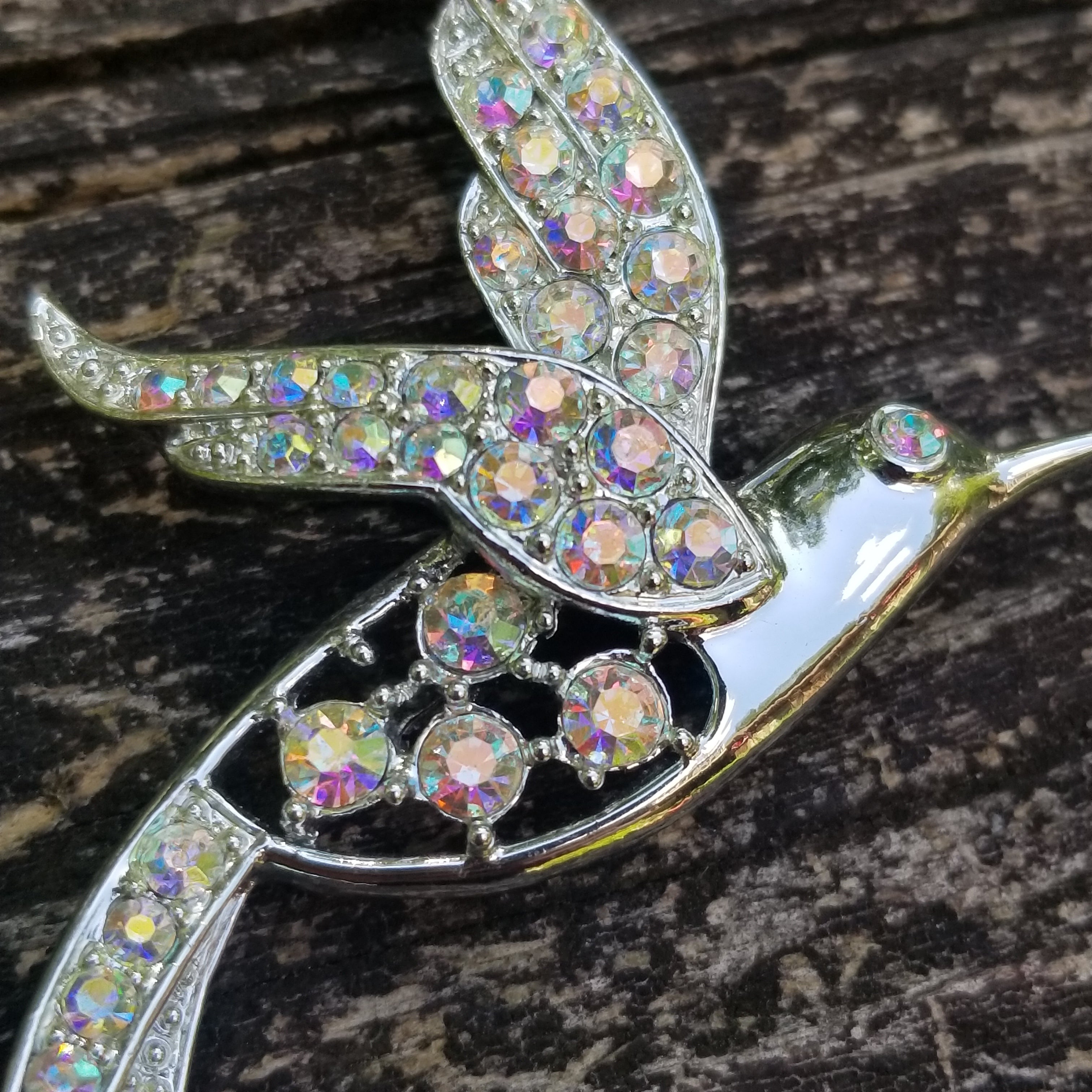 Vintage Sarah Coventry BIRD OF PARADISE Brooch