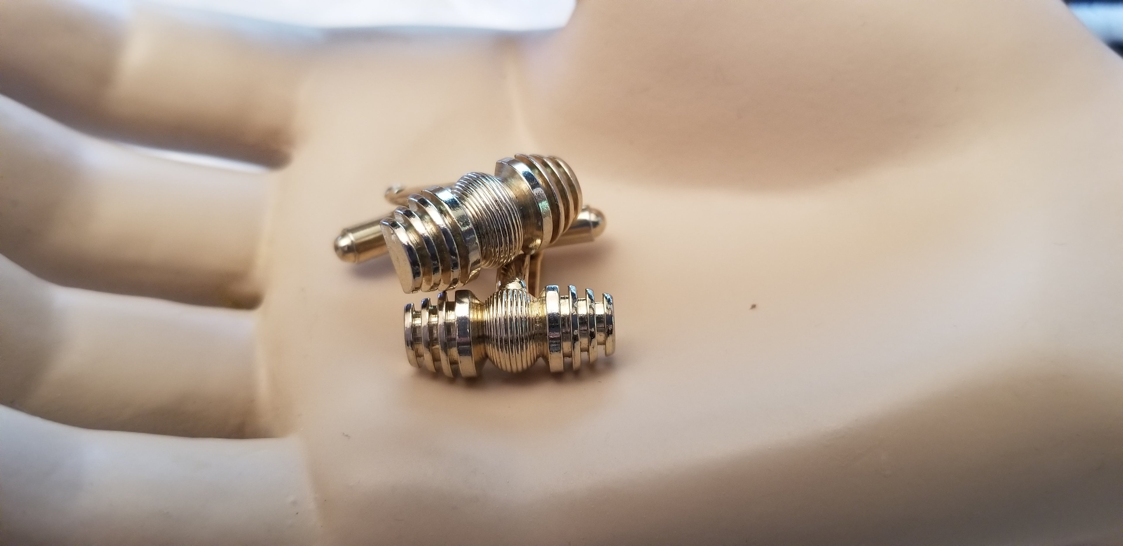 Gold Tone Cufflinks