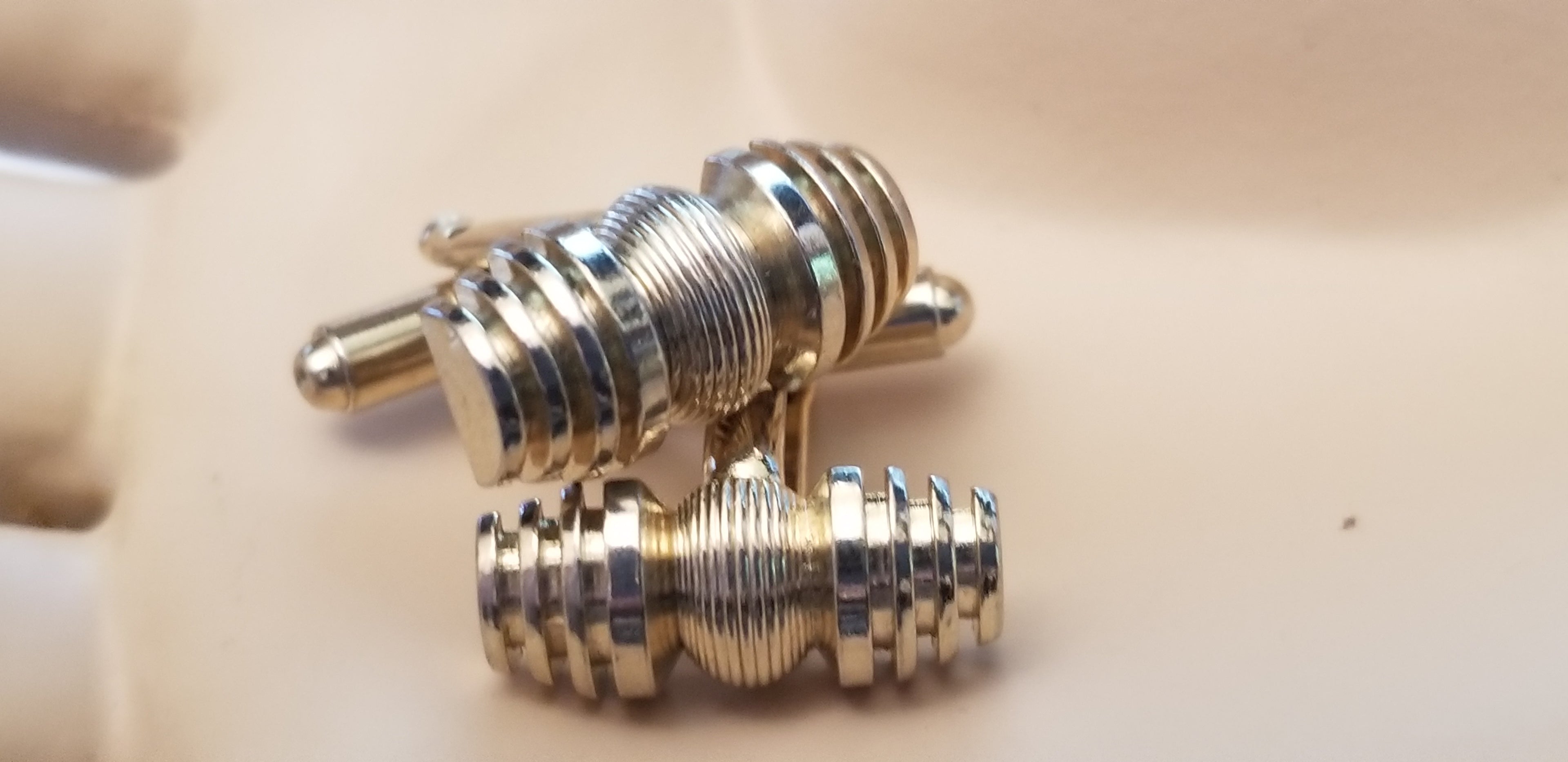 Gold Tone Cufflinks