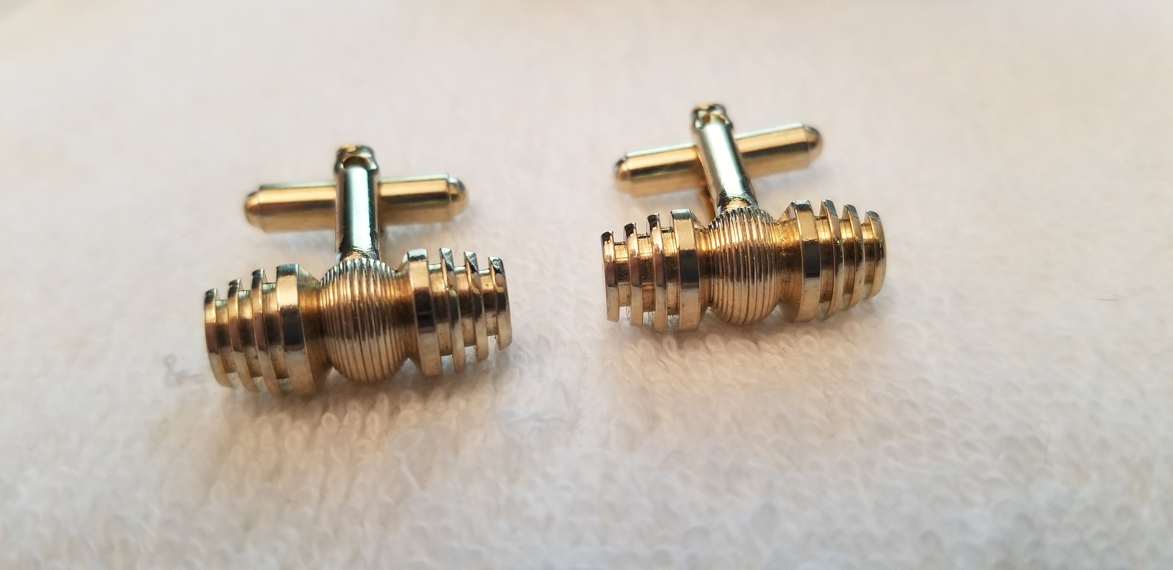 Gold Tone Cufflinks