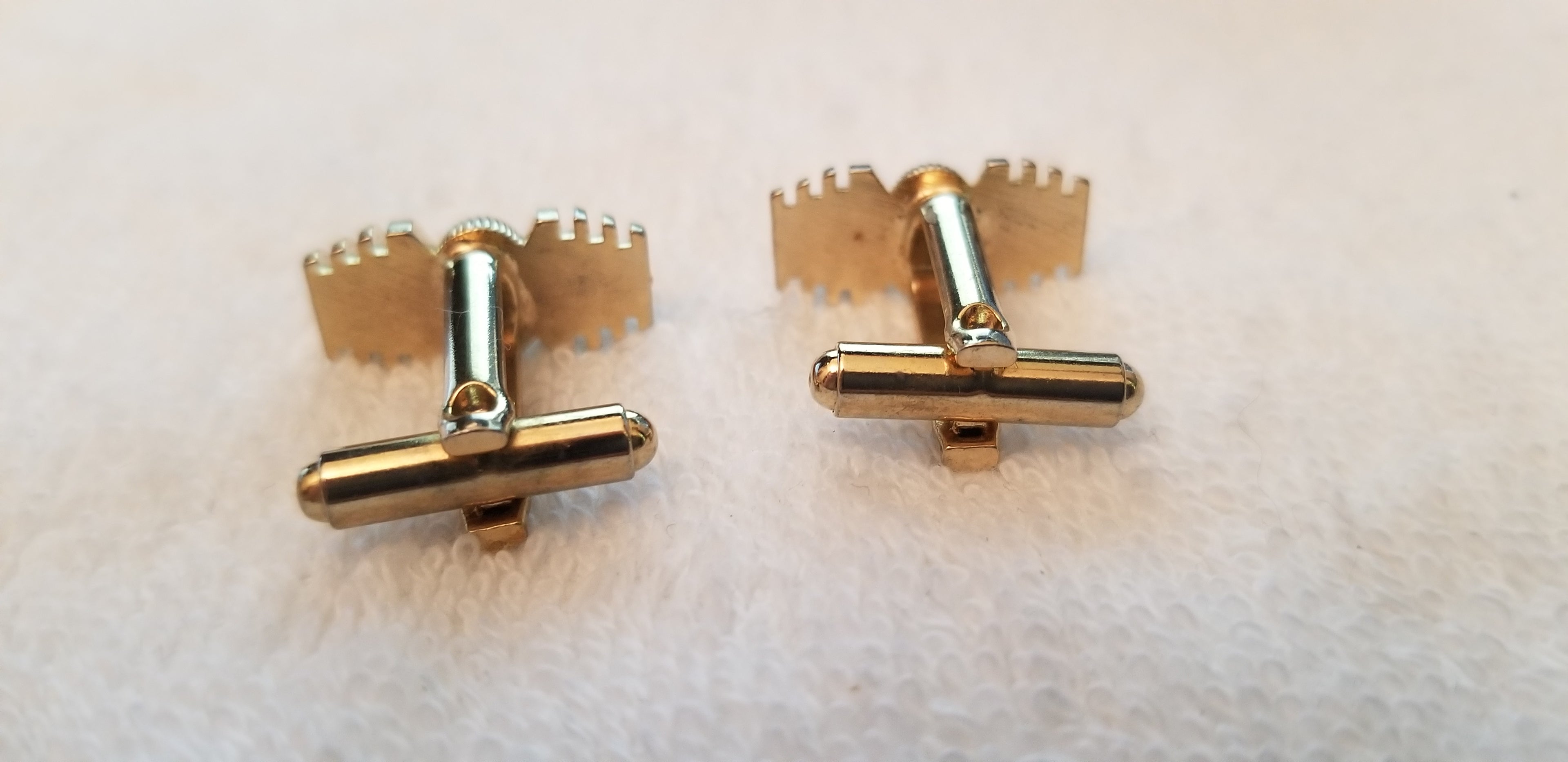 Gold Tone Cufflinks