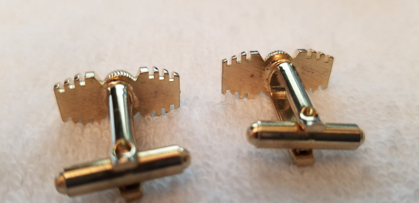 Gold Tone Cufflinks