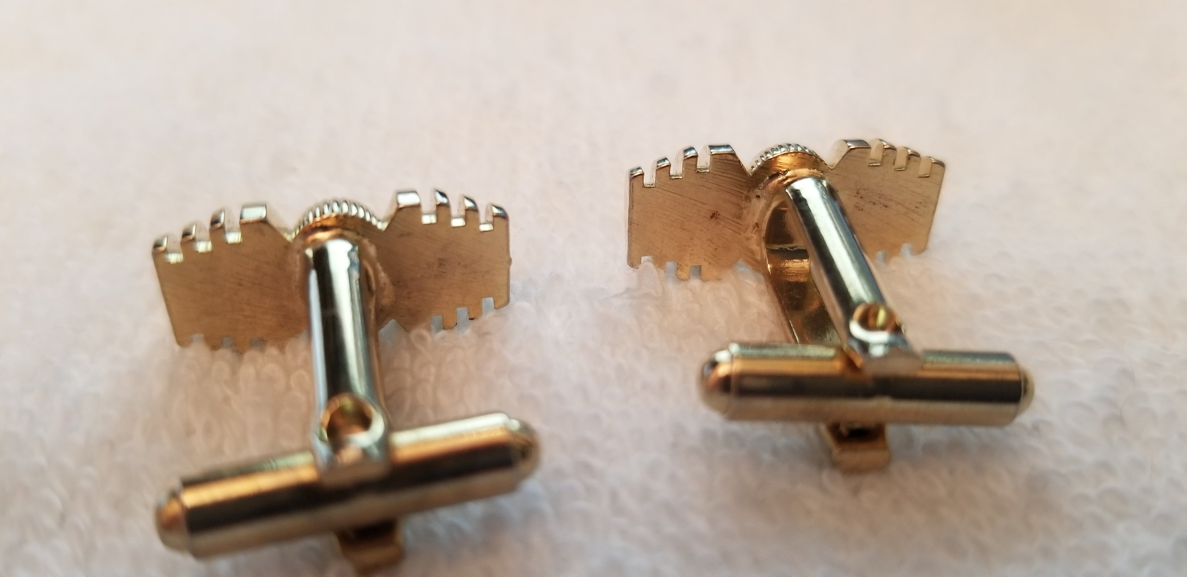 Gold Tone Cufflinks