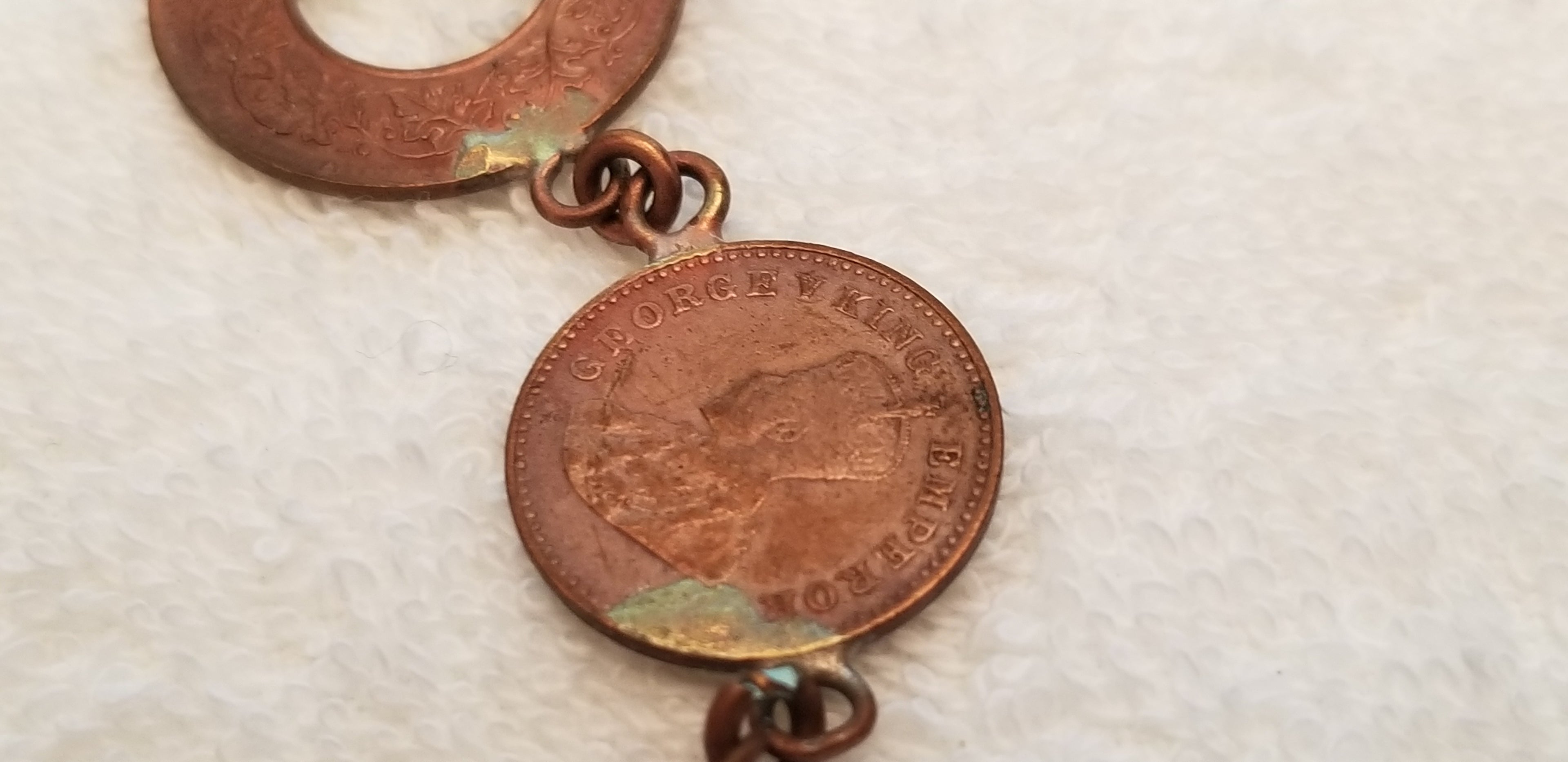 Vintage India Coin Bracelet