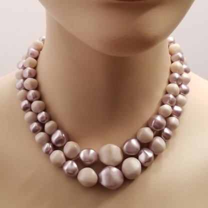 Vintage 2 Strand Necklace