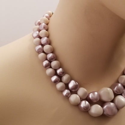 Vintage 2 Strand Necklace