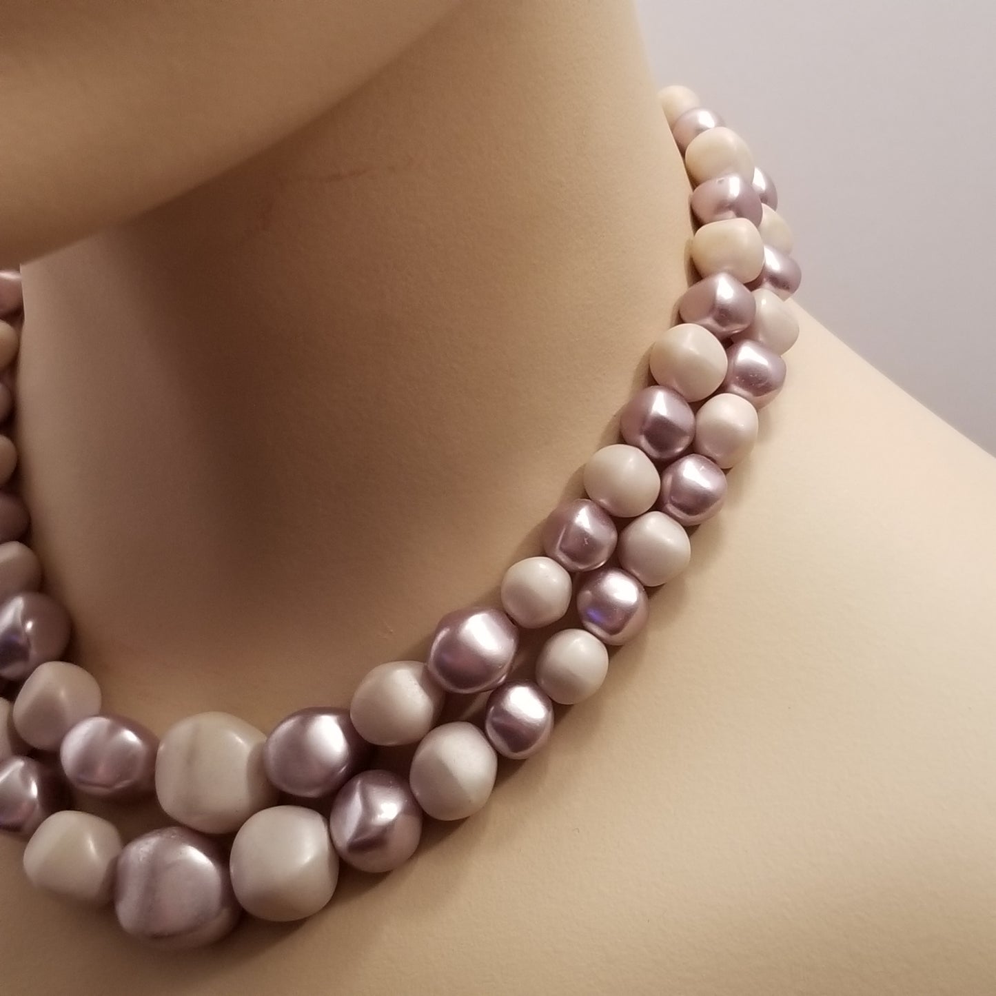 Vintage 2 Strand Necklace