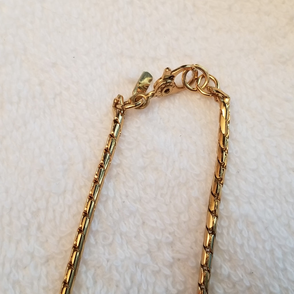 Gold Tone Monet Necklace