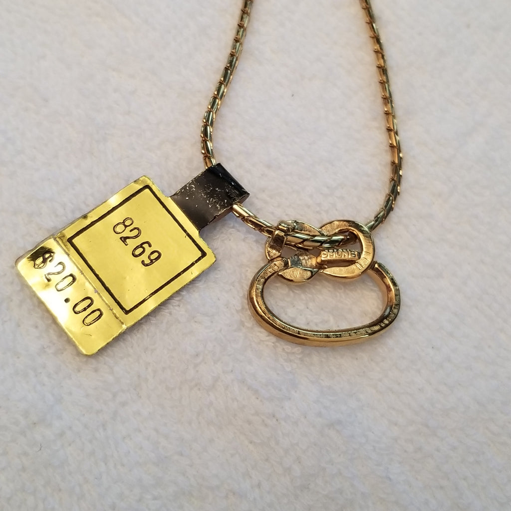 Gold Tone Monet Necklace