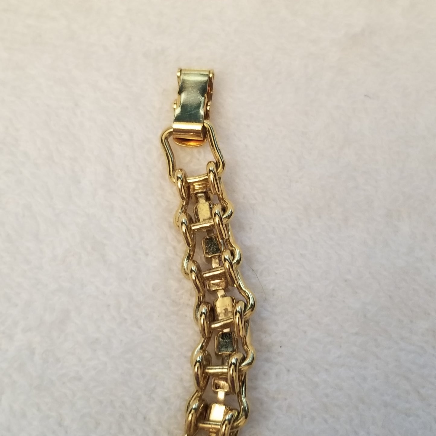 Gold Tone Tennis Bracelet