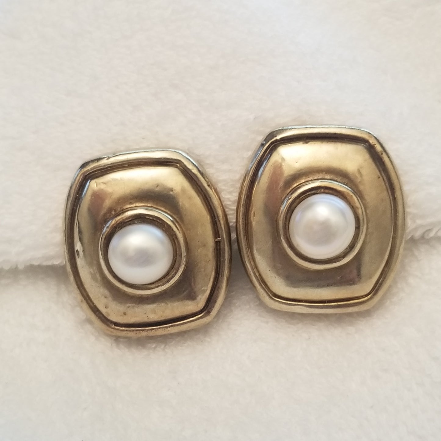 Vermeil Simon Sebbag Clip On Earrings