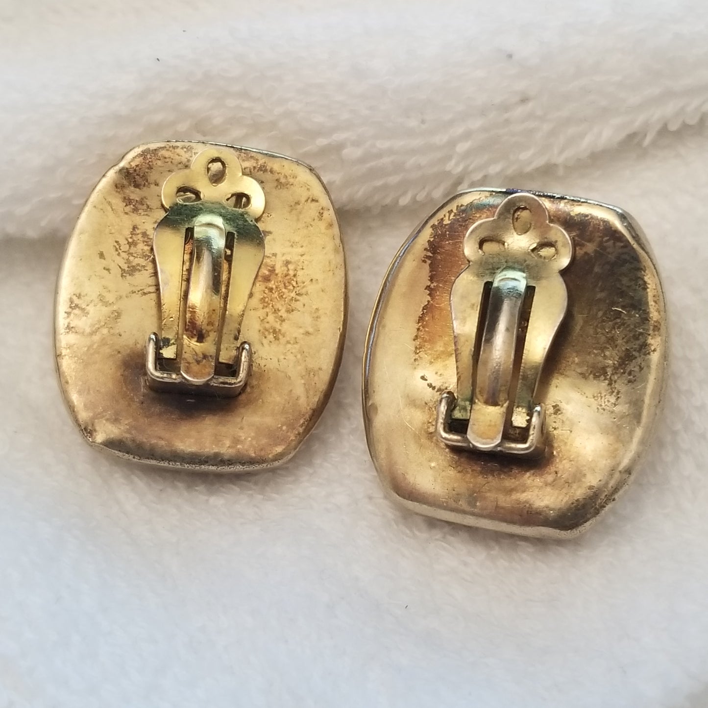 Vermeil Simon Sebbag Clip On Earrings