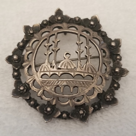 Vintage 900 Turkish Scenic Brooch