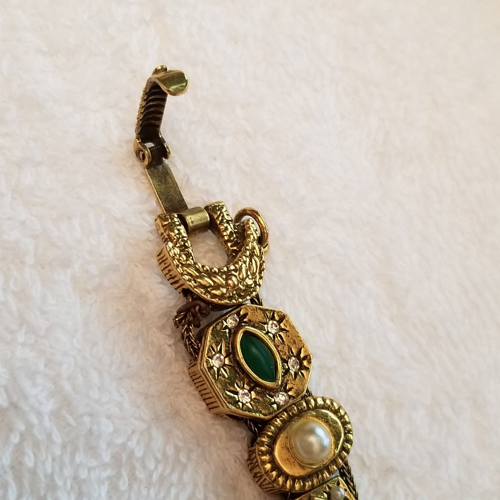 Vintage Victorian Revival Slide Bracelet