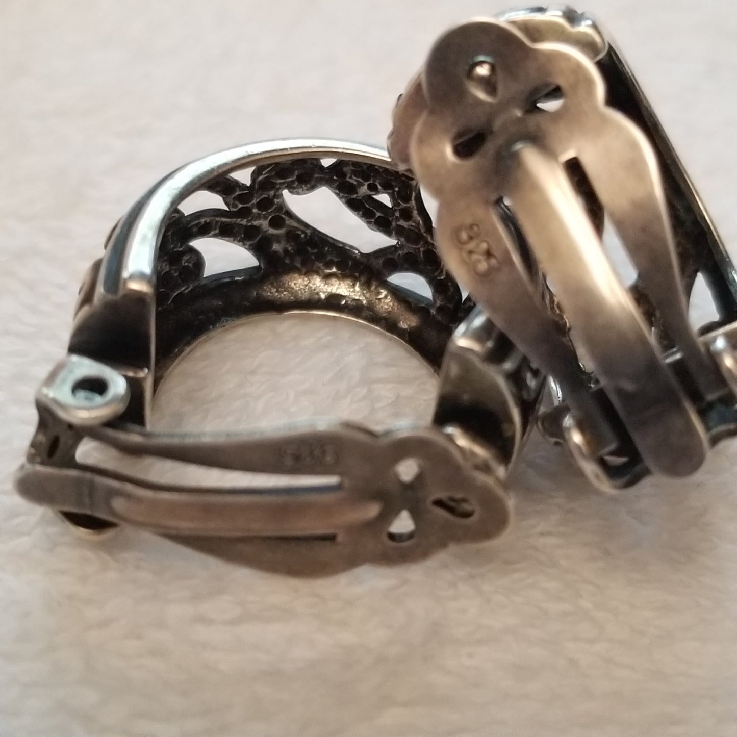 Silpada Silver Clip On Earrings - Retired