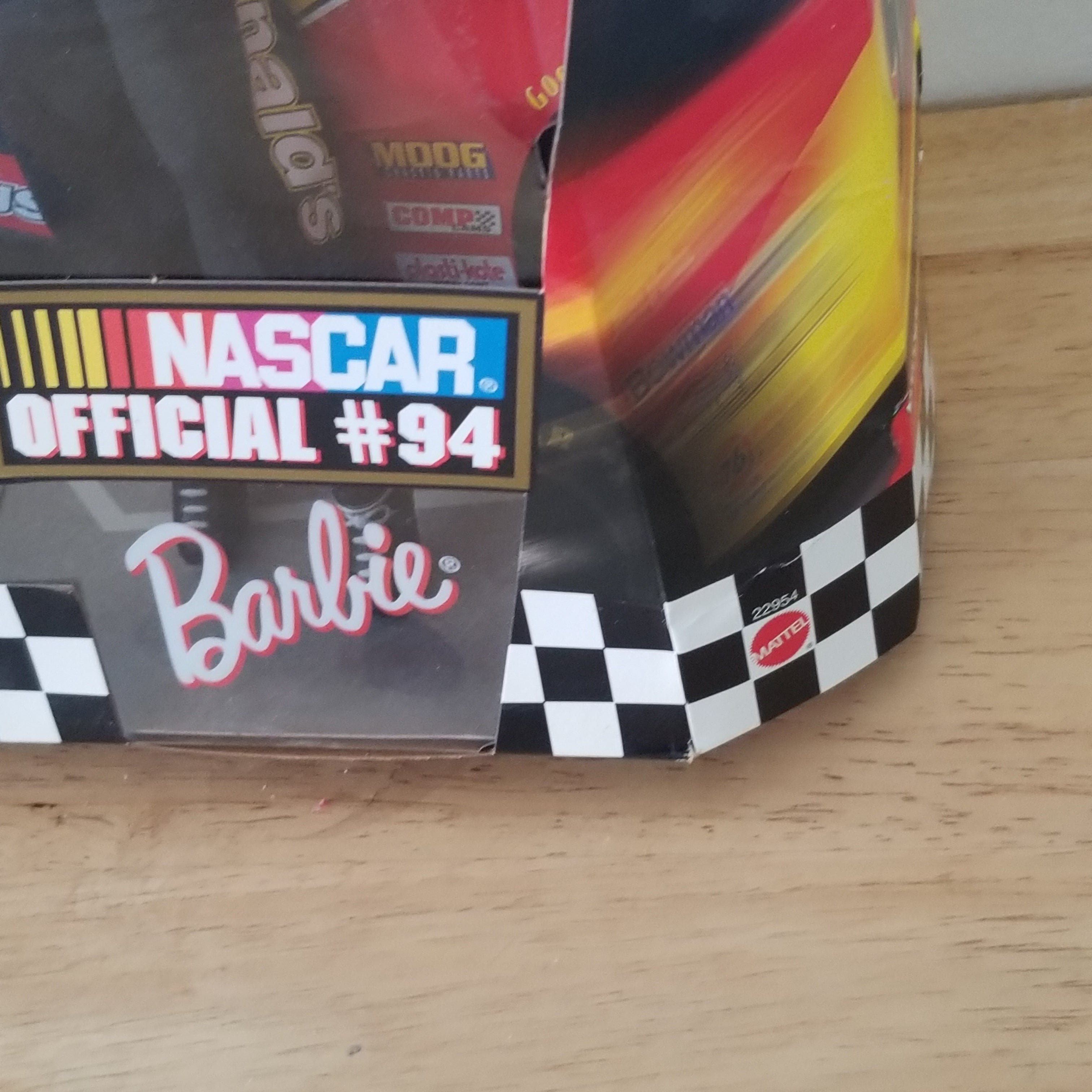 1999 Nascar Barbie NRFB Box