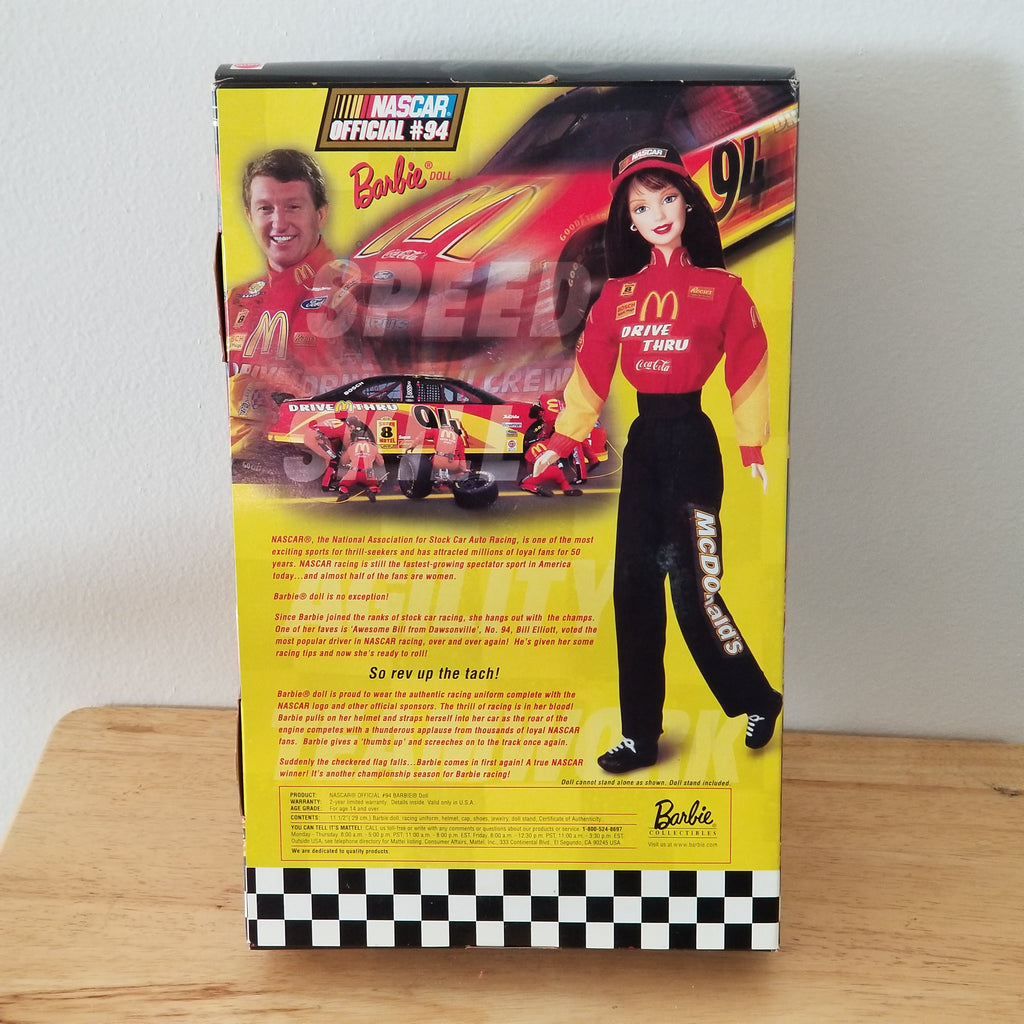 1999 Nascar Barbie NRFB Box
