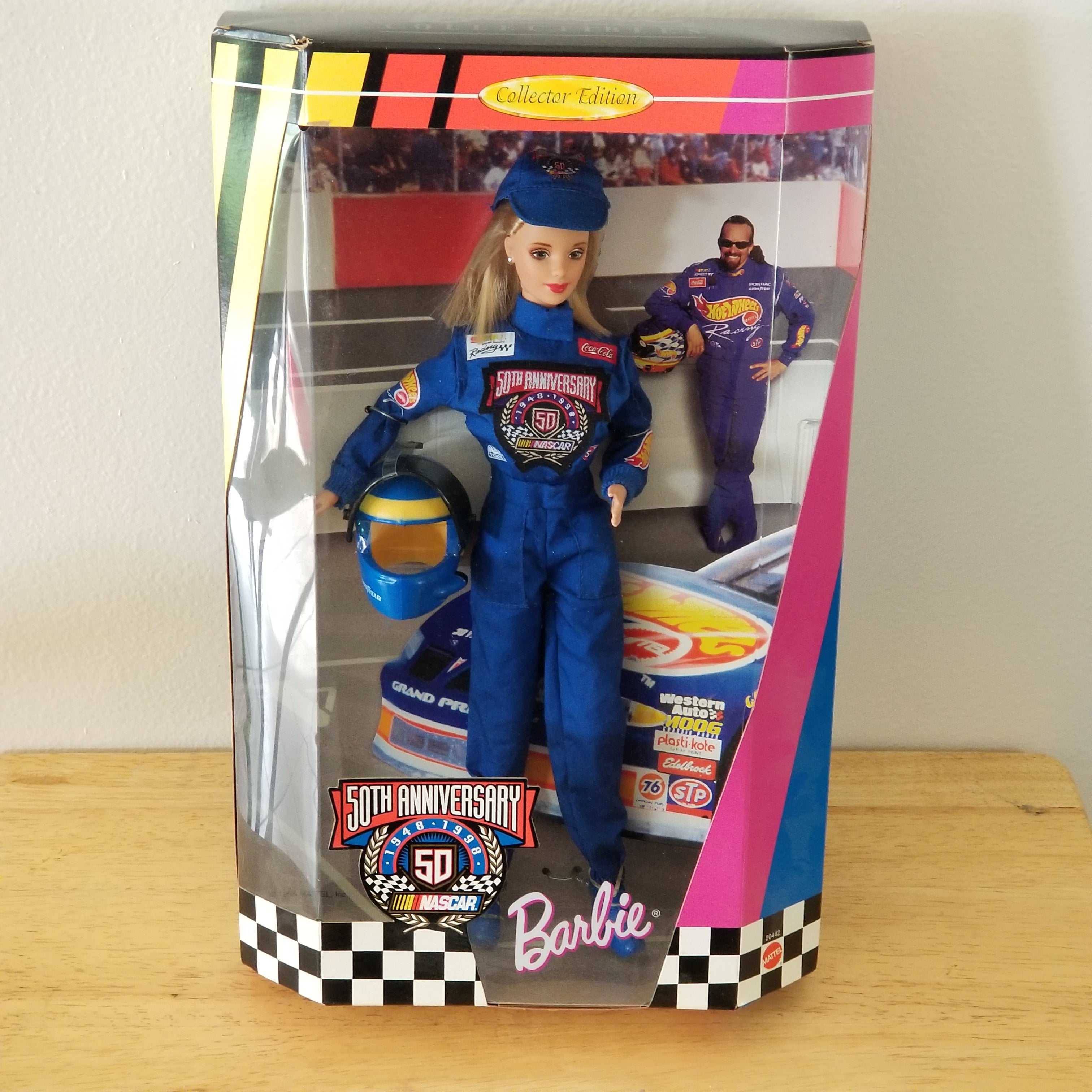 1998 Nascar 50th Anniversary Barbie Box