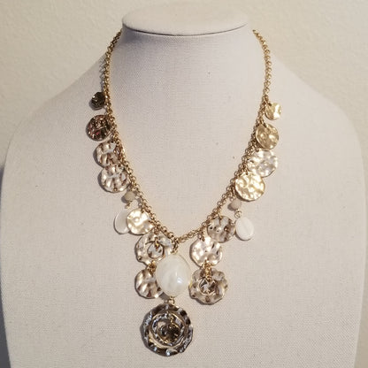 Gold Tone Coin Necklace