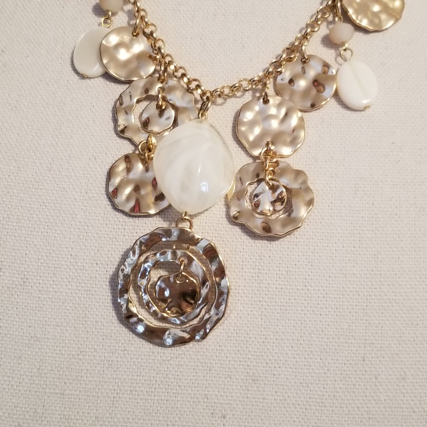 Gold Tone Coin Necklace