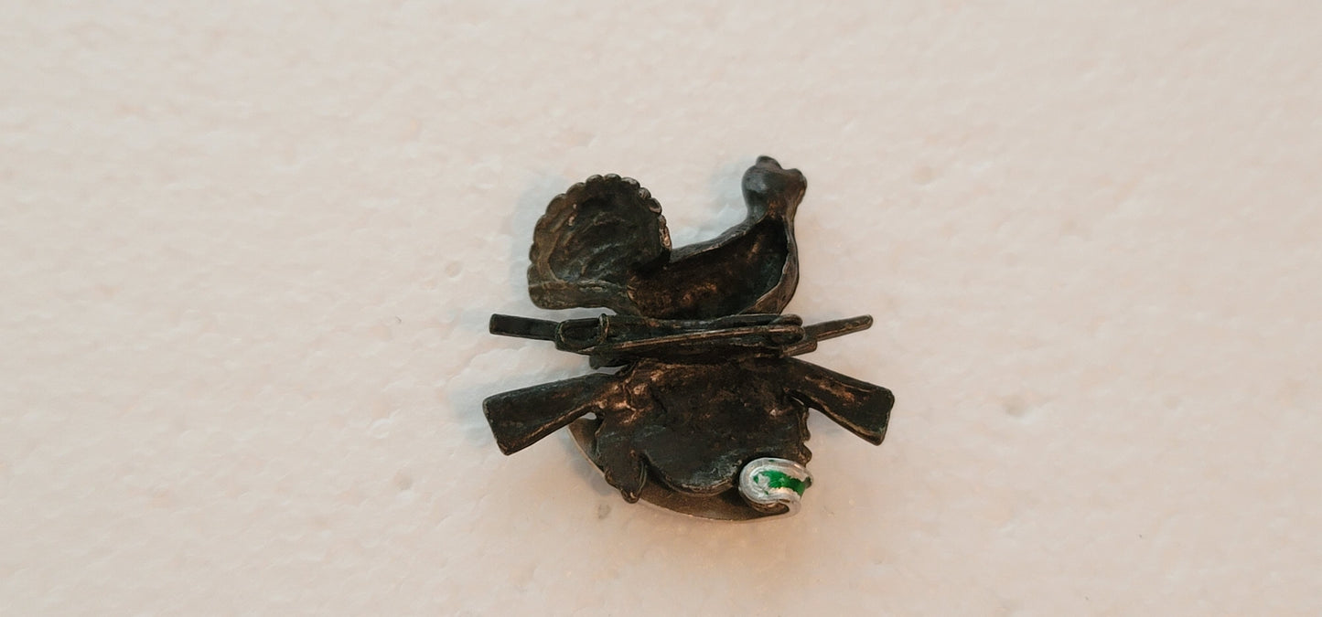 Vintage Bad Kissingen Hunting Grouse Hat Pin