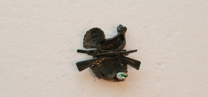 Vintage Bad Kissingen Hunting Grouse Hat Pin