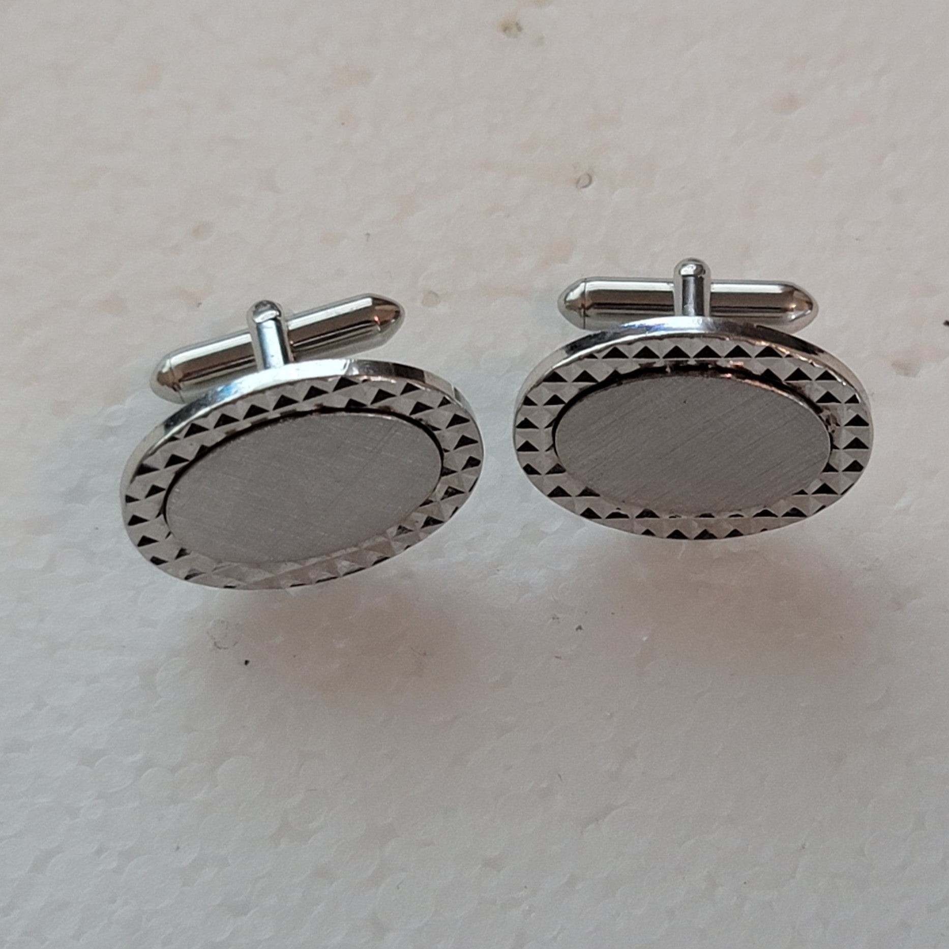 Silver Vintage Tone Cufflinks