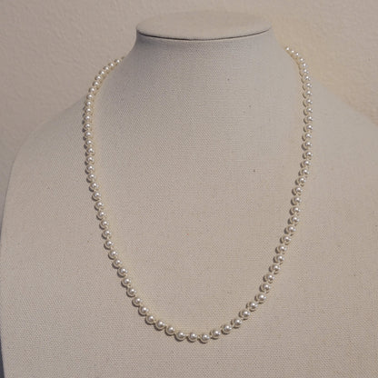 Simulated Pearl Necklace