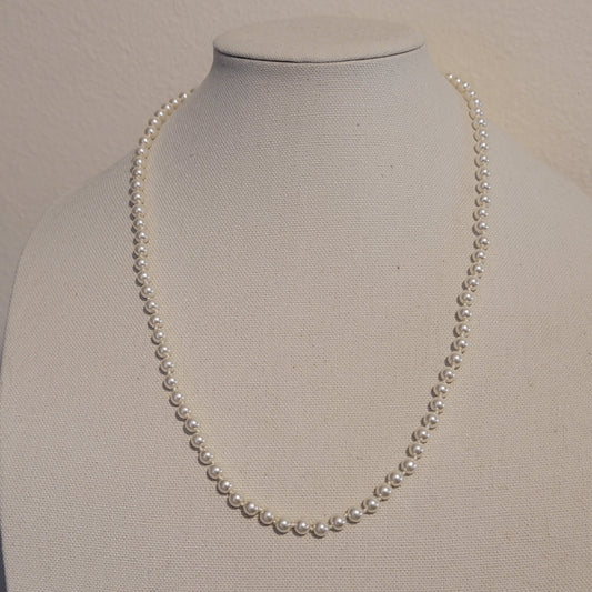 Simulated Pearl Necklace