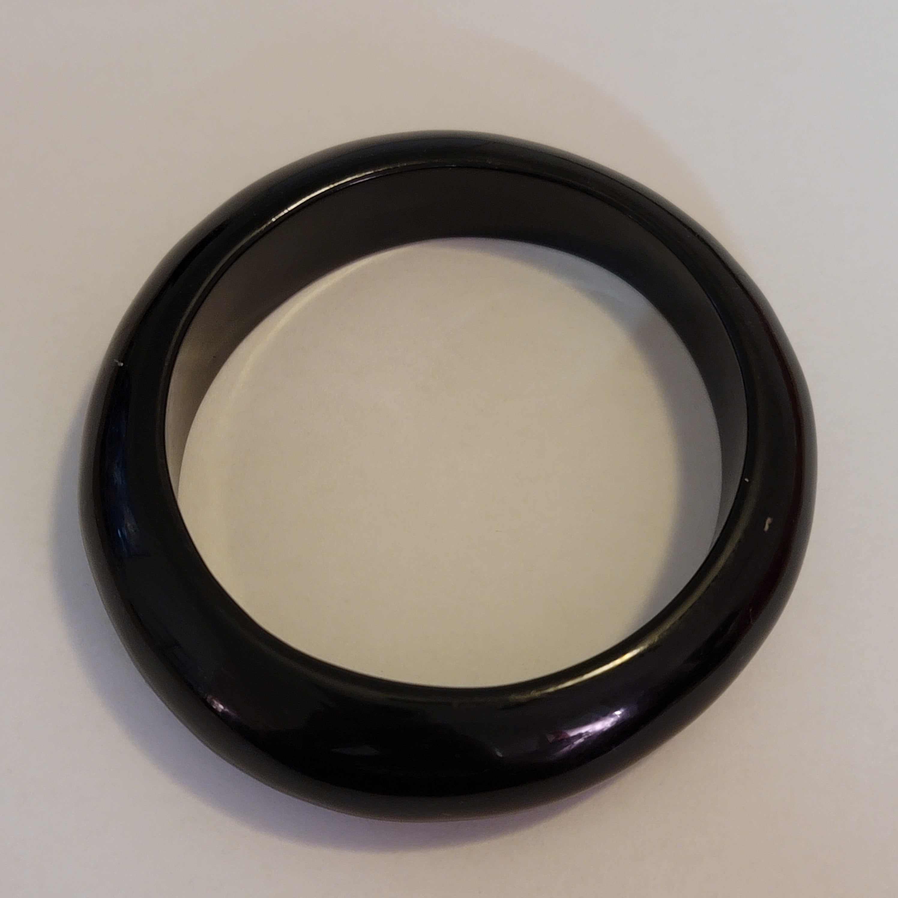 Black Bangle Bracelet