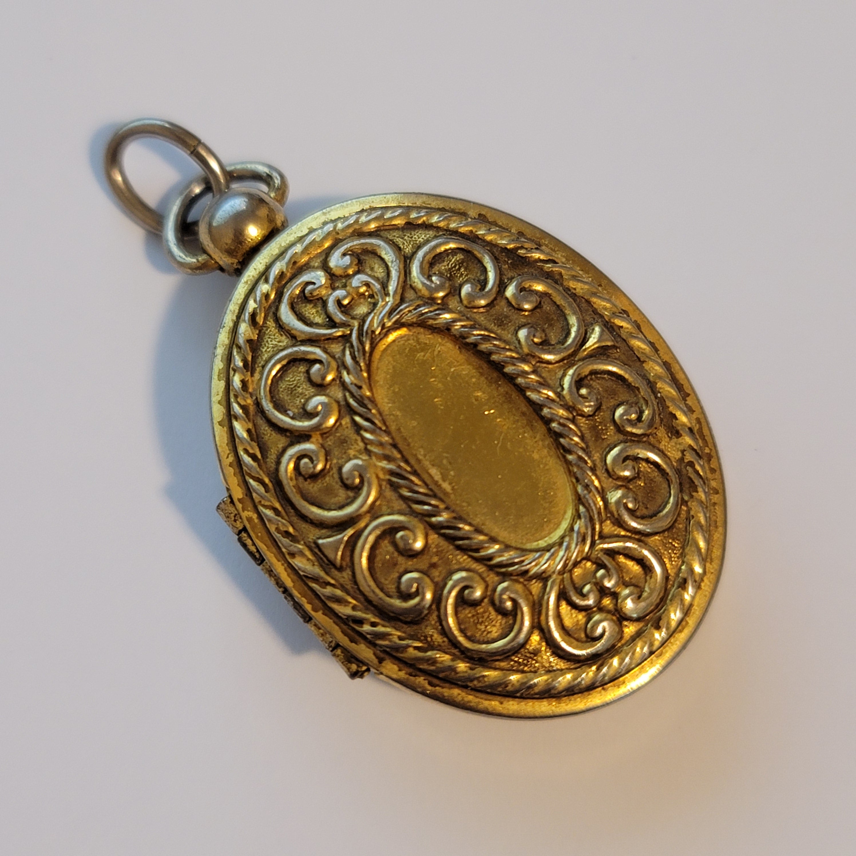 Gold Tone Perfume Locket