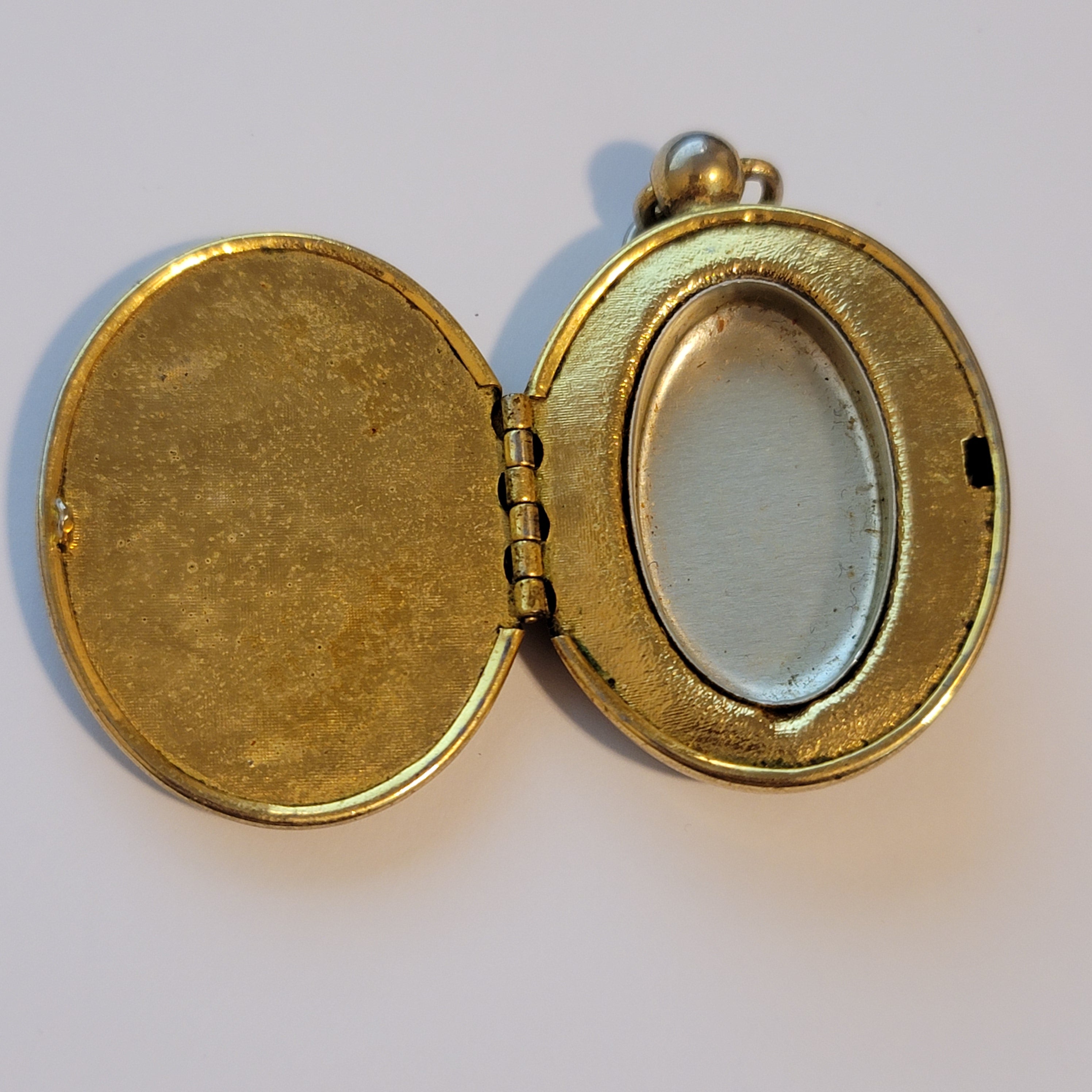 Gold Tone Perfume Locket