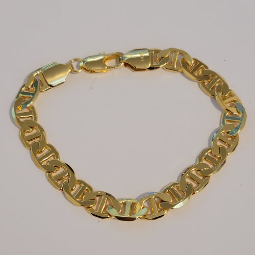 14K GP Gold Tone Mariner Link Bracelet