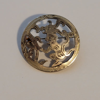 Guatemala 900 Silver Brooch