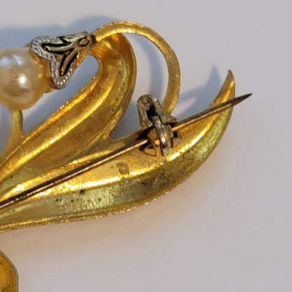 Vintage Toledoware Brooch