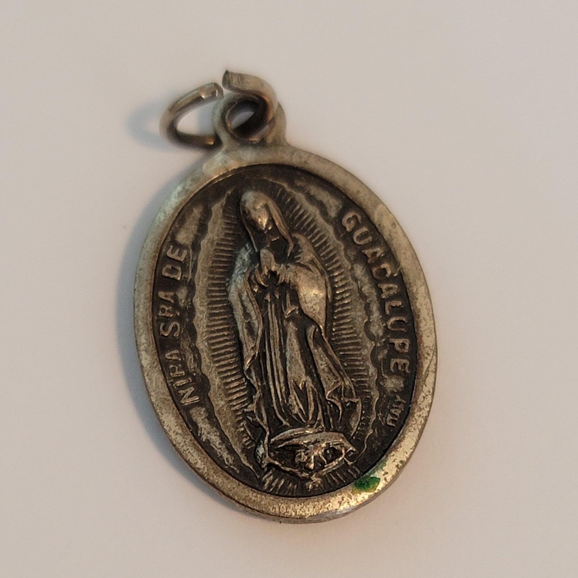 St. Guadalupe Prayer Pendant Charm