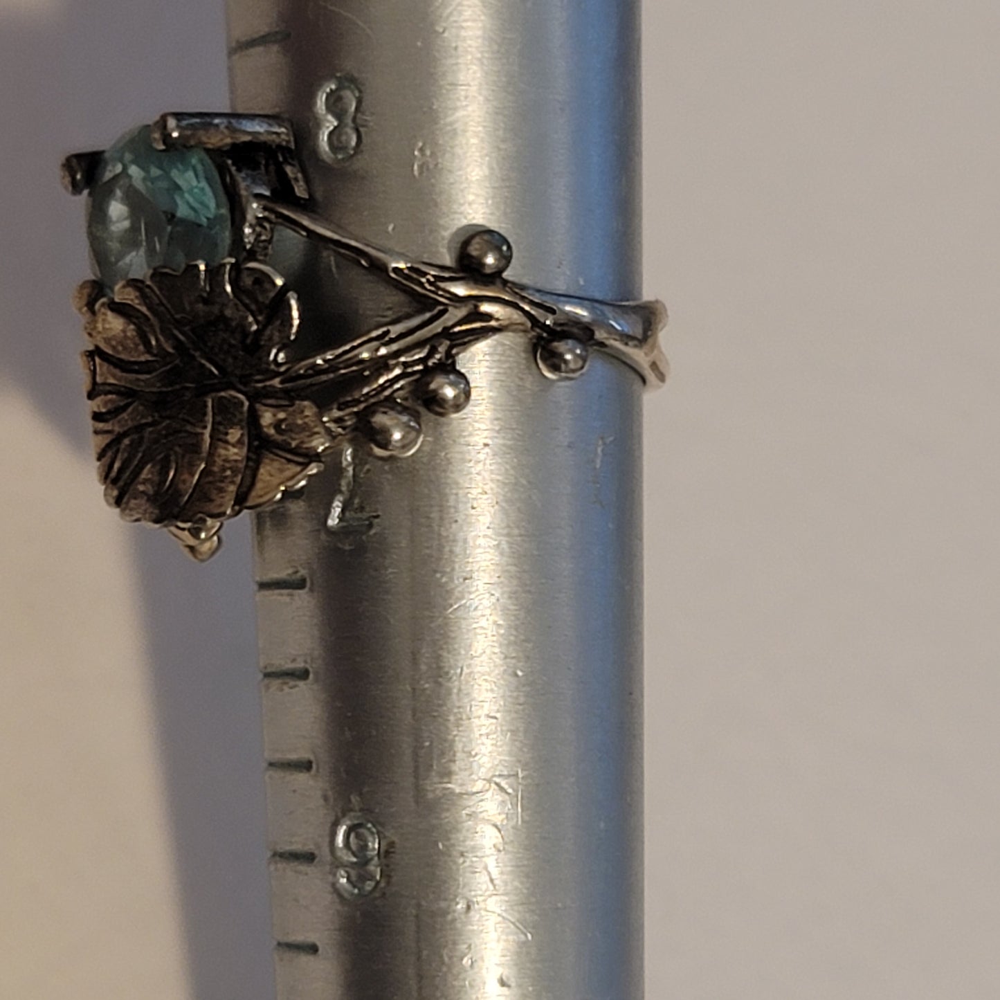 Silver Tone Dragonfly Ring