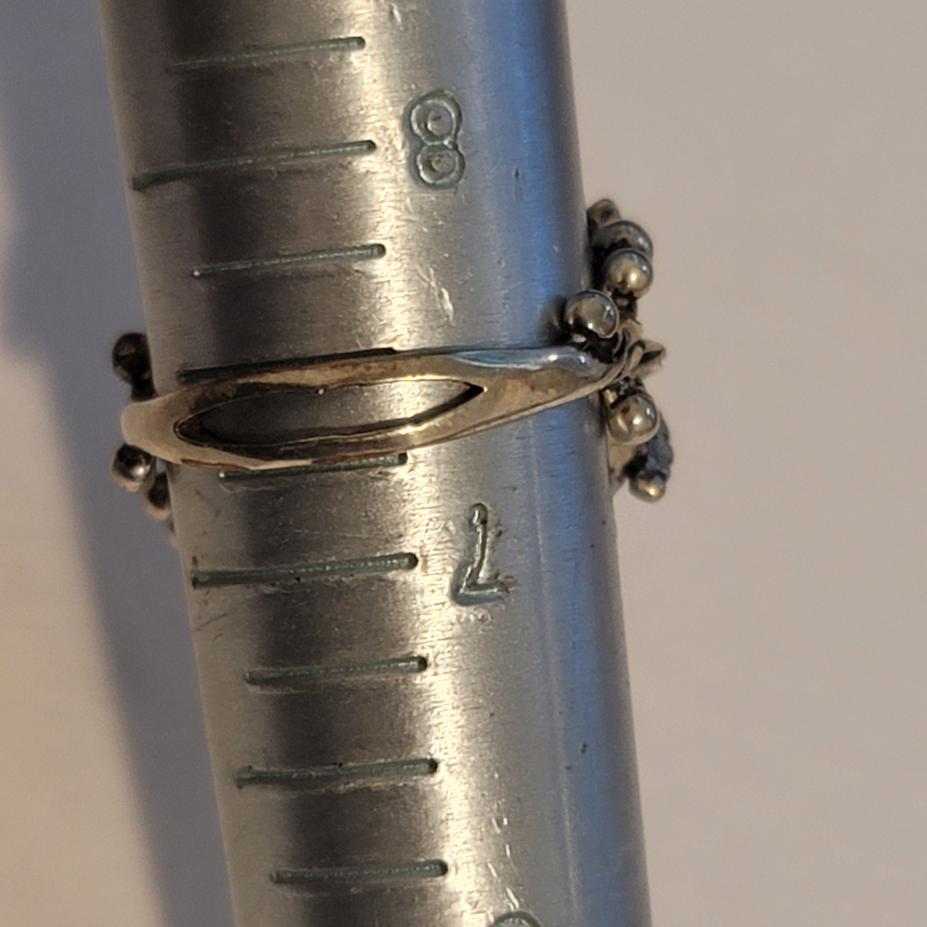Silver Tone Dragonfly Ring