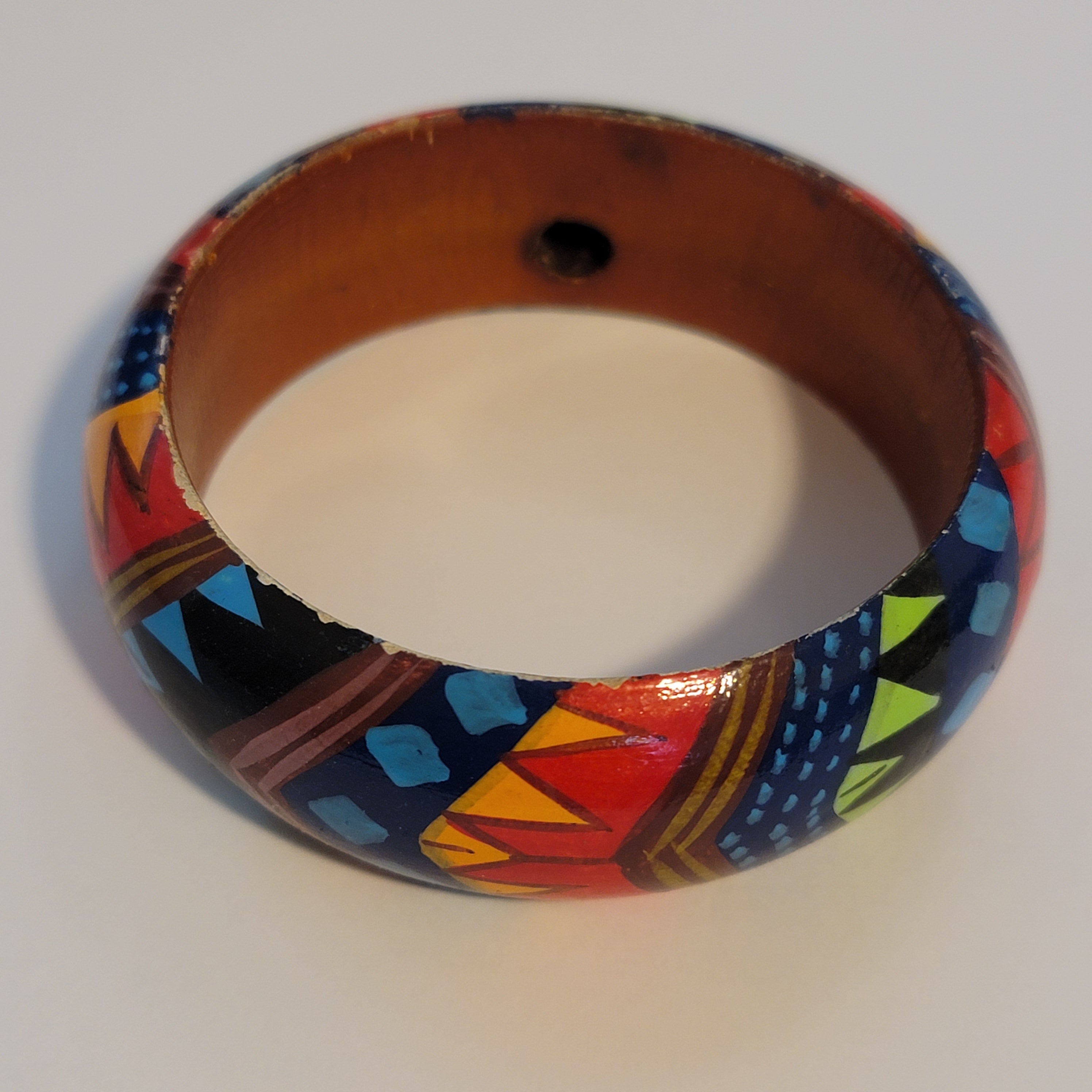 Multi-Colored Bangle Bracelet