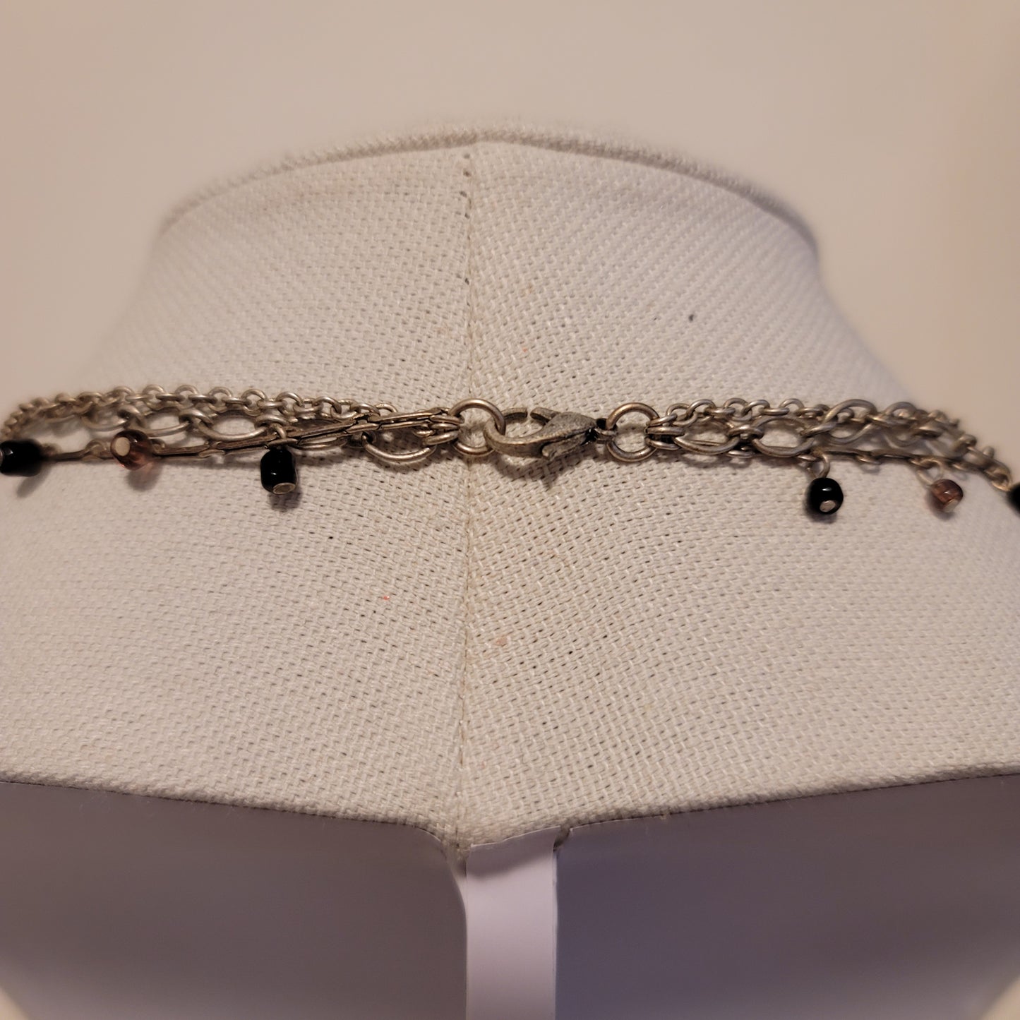 Silver Tone Multi-Strand Necklace