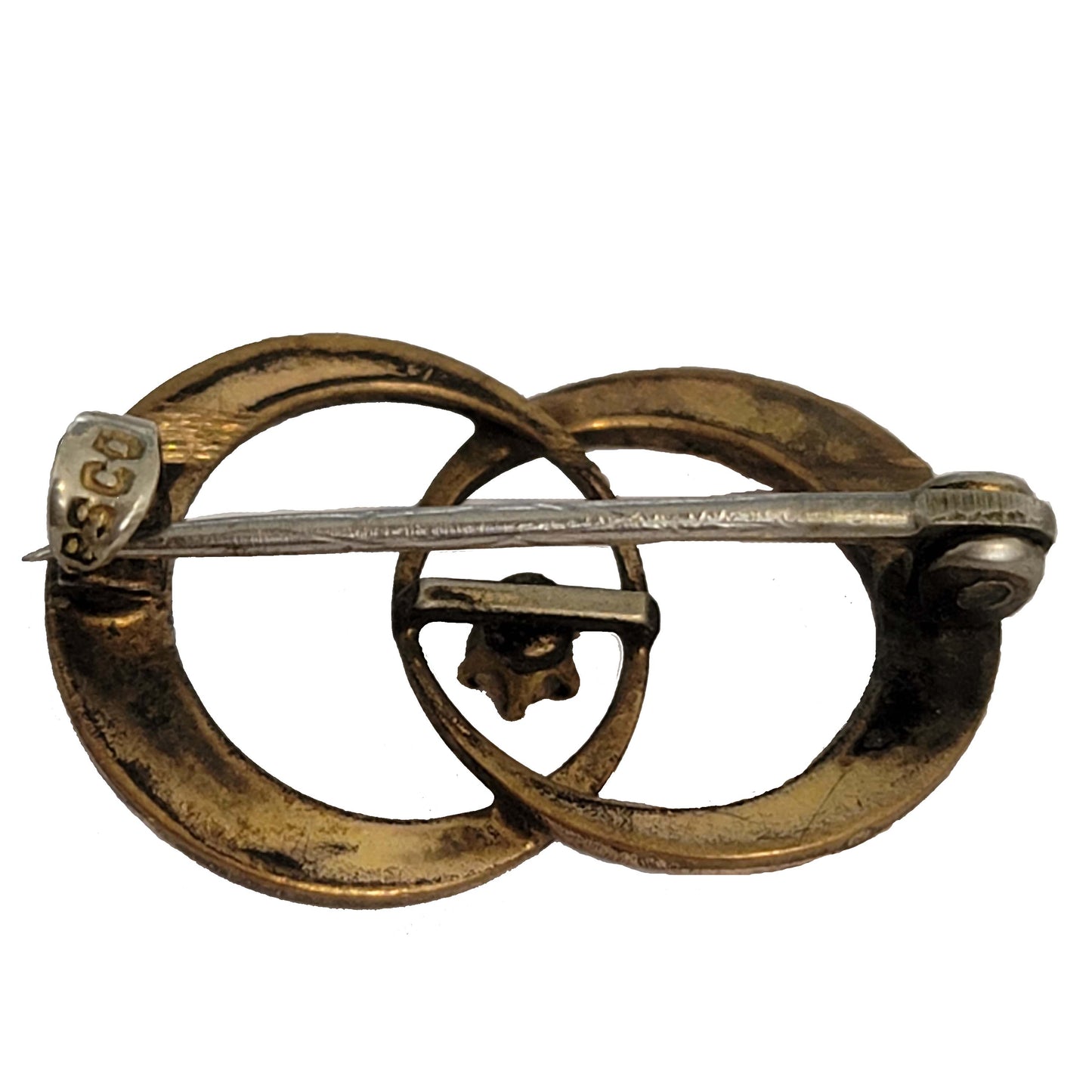 Vintage PSCO Opal Interlocking Brooch