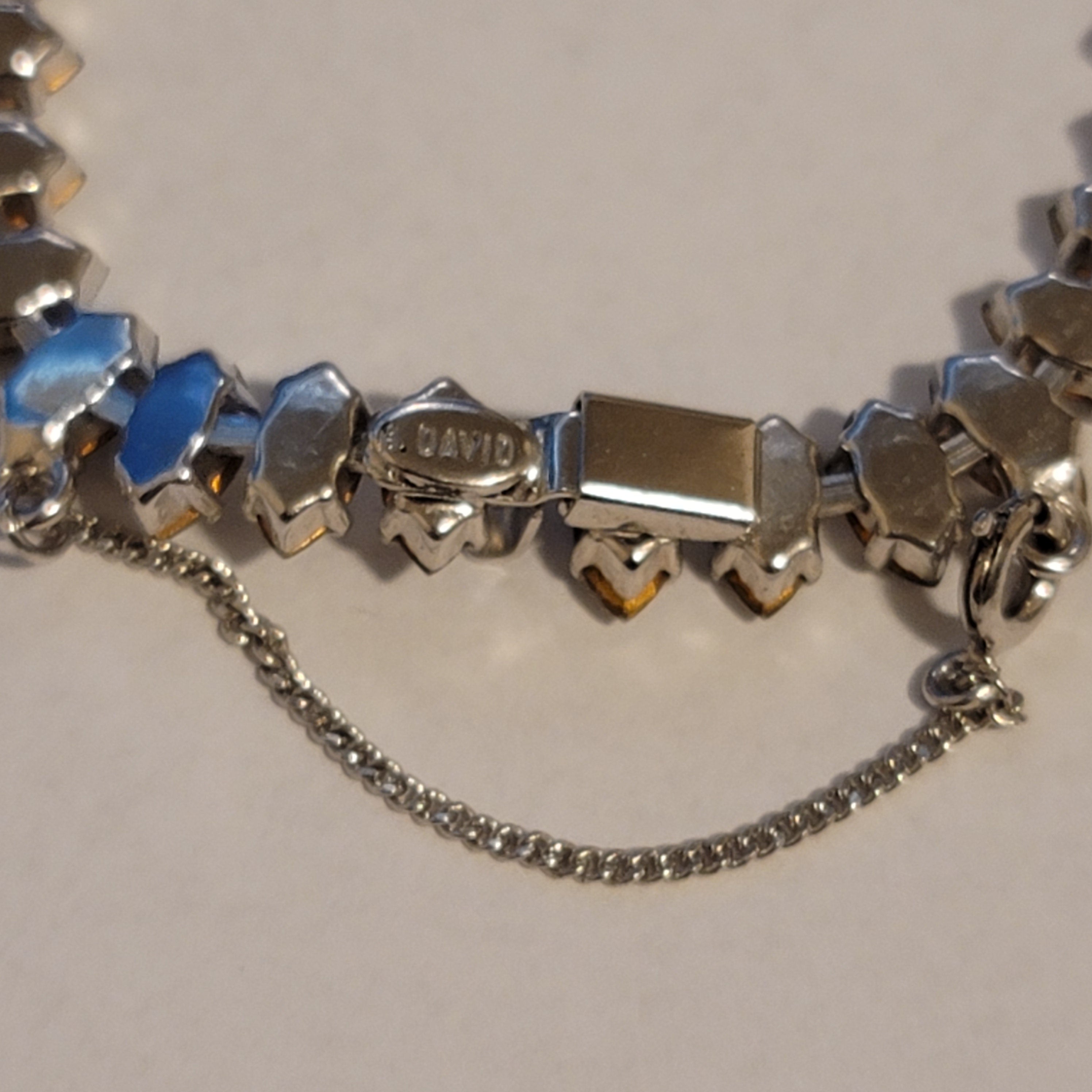 Silver Vintage Rhinestone Bracelet