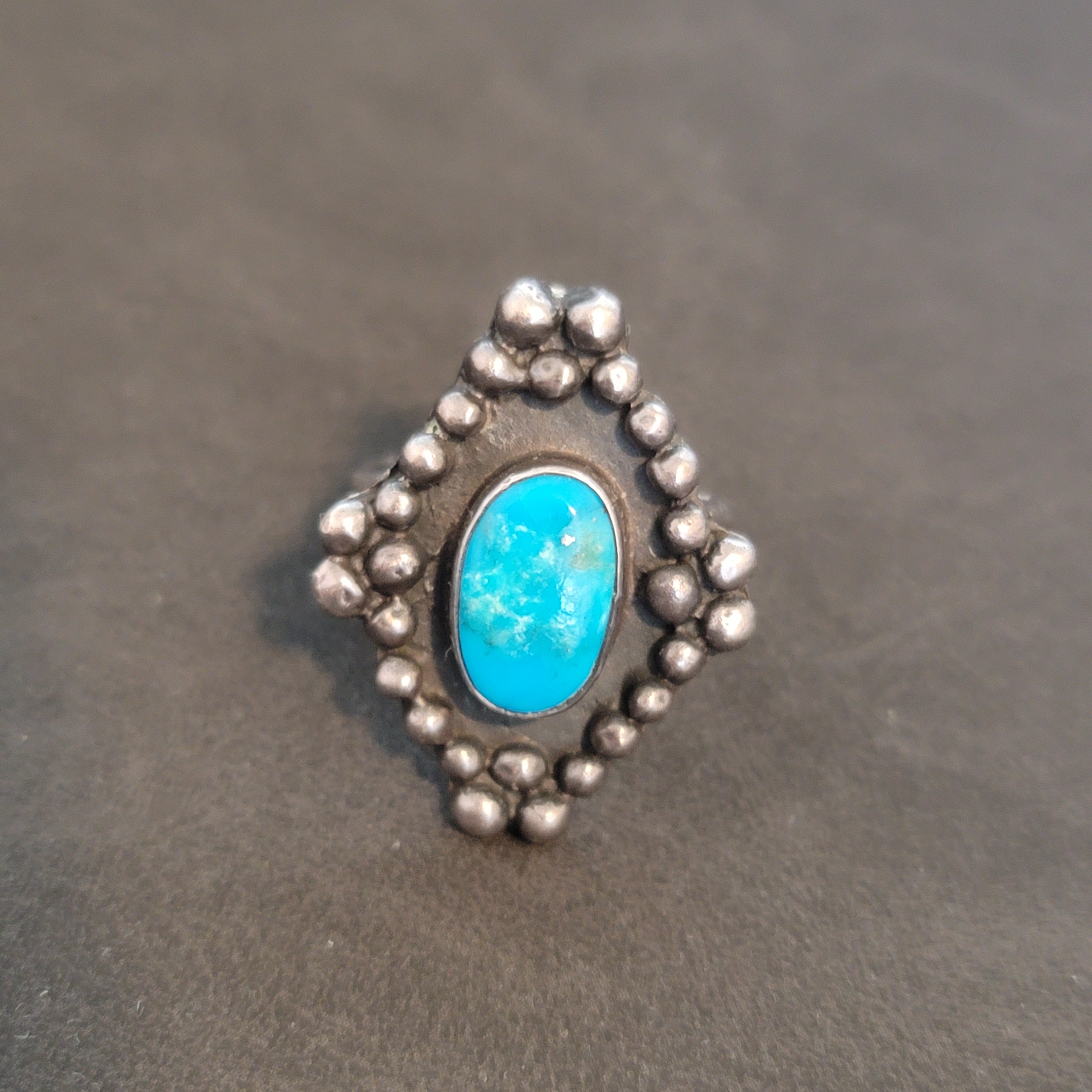 Vintage Southwestern Turquoise Color Ring