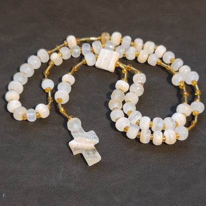 Glass Bead Prayer Necklace Novenario