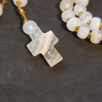 Glass Bead Prayer Necklace Novenario