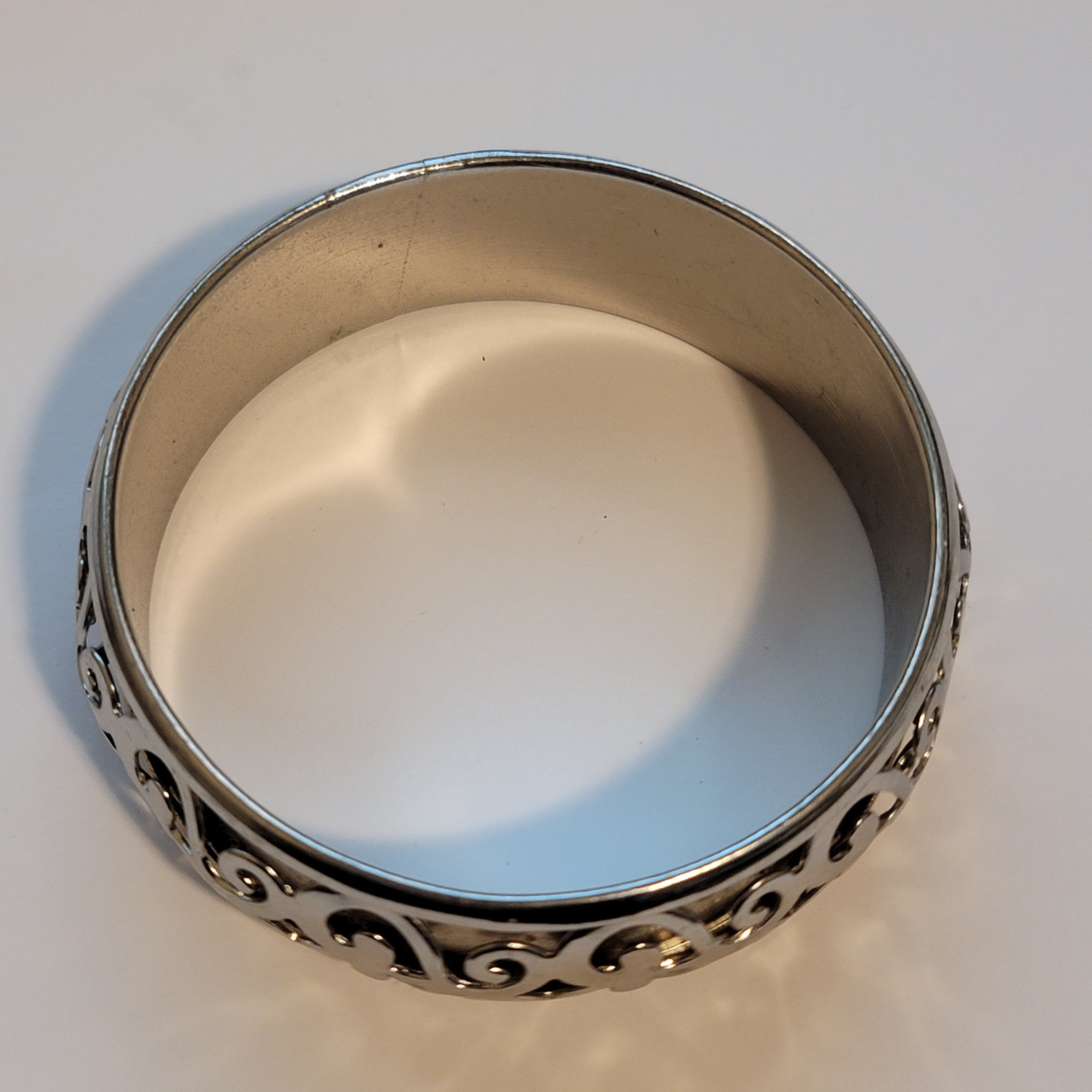 Silver Tone Bangle Bracelet